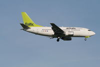 YL-BBD @ EBBR - Flight BT601 is descending to RWY 02 - by Daniel Vanderauwera