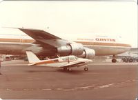 N9NY @ EHAM - Fun photo to compare the size of our airplane with a jumbo jet.. - by Lisbeth Stelzig