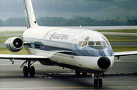 N8954E @ DCA - DC-9-31 of Eastern Air Lines arriving at the terminal of Washington National as it was then known in May 1972. - by Peter Nicholson