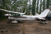 G-ASLH @ EGSN - Parked