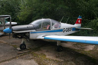 G-GBXF @ EGSN - Parked