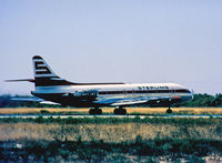 OY-STC @ LPFR - T/O run Faro Portugal 11.9.86 - by leo larsen