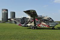 OE-FDI @ EDMT - Pink Aviation Skyvan