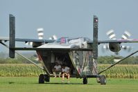 OE-FDI @ EDMT - Pink Aviation Skyvan