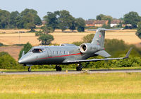 OE-GVJ @ EGGW - 2008 Learjet 60