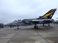 ZE734 @ EGQL - 111Sqn Tornado F.3 in the static display at Leuchars airshow 2008 wearing this 90th anniversary colour scheme - by Mike stanners