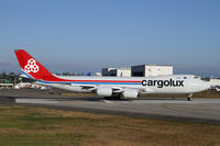 LX-VCD @ PAE - Returning after it's first flight with delivery set for September 2011, two years late - by Duncan Kirk