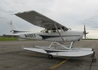 N48EF @ KAXN - Cessna 172S Skyhawk on the line. - by Kreg Anderson