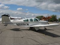 N888KW @ KAXN - Beech V35 Bonanza on the line. - by Kreg Anderson