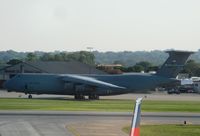 87-0029 @ KMSP - Lockheed C-5B Galaxy in town with Air Force One.