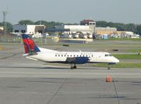 N450XJ @ KMSP - Delta Connection Saab 340B taxiing at MSP. - by Kreg Anderson