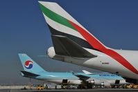 N408MC @ LOWW - Emirates Boeing 747-400 - by Dietmar Schreiber - VAP