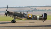 G-MKVB @ EGSU - 1. BM597 at The Duxford Air Show, September 2011.