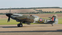 G-SPIT @ EGSU - 1. MV268 at The Duxford Air Show, September 2011. - by Eric.Fishwick
