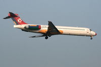 OY-JRU @ EBBR - Early arrival of flight KF801 to RWY 02