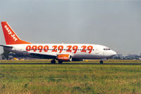 G-EZYB @ EHAM - EasyJet , spcl cs 0990 29 29 29 - by Henk Geerlings