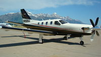 N850VJ @ KJAC - N850VJ at Jackson Hole Wyoming - by Vince Latona