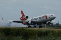 PH-MCW @ EHAM - Just after touch down on the Polderbaan at Schiphol - by Jan Bekker