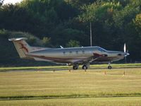 HB-FWH @ EGSC - Newly registered Pc12 visiting Cambridge - by Andy Parsons