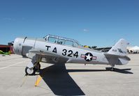 N722AC @ KGBG - North American AT-6G - by Mark Pasqualino