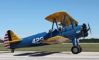 N429AB @ KGBG - Stearman - by Mark Pasqualino
