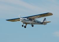 G-BWBI @ EGFH - Resident Taylorcraft F22A - by Roger Winser