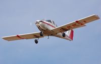 G-BRSJ @ EGFH - Resident Piper Tomahawk. - by Roger Winser