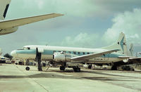 N447JM @ KFLL - Convair 440 named San Salvadore of Mackey International Airlines as seen at Fort Lauderdale in November 1979. - by Peter Nicholson