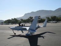 N558TL @ SZP - 1989 Lally LONG EZ, Lycoming O-320 pusher, taxi - by Doug Robertson