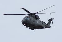 ZJ126 @ EGSH - RAF Merlin over flying the airfied with the code letter K on the side of the fuselage. - by Graham Reeve