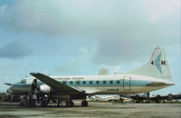 N446JM @ KFLL - Convair 440 of Mackey International Airlines as seen at Fort Lauderdale in November 1979. - by Peter Nicholson