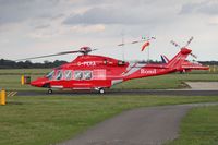 G-PERA @ EGSH - With one of the red arrows in the back ground. - by Graham Reeve
