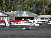 N558TL @ SZP - 1989 Lally LONG EZ, Lycoming O-320 pusher, taxi - by Doug Robertson