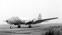 9147 @ EBAW - Late 1950's.United States Coast Guard. EC-54U Skymaster.c/n 27373. Original USAF serial 44-9147 C-54E Skymaster - by Robert Roggeman
