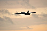 G-BEDF @ EGSU - A REASONABLE SUNSET AFTER A DULL AND RAINY DAY