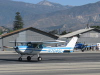 N704SL @ SZP - 1976 Cessna 150M, Continental O-200 100 Hp, takeoff roll Rwy 22 - by Doug Robertson