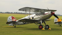 G-CBZP @ EGSU - 3. K5674 (Historic Aircraft Collection) with the paint scheme of 43 Sqn. 'Fighting Cocks' at The Duxford Air Show, September 2011 