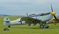 G-BWUE @ EGSU - DULL AND RAINY DAY - by Martin Browne