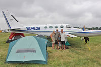N246JW @ OSH - Aircraft in the camping areas at 2011 Oshkosh - by Terry Fletcher