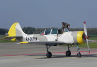 RA-3671K @ EHLE - Overnight stop. En route from Sweden to Portugal - by Henk Geerlings
