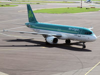 EI-DVJ @ EHAM - Taxi to the runway of  Schiphol Airport - by Willem Goebel
