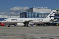 SX-DVY @ LOWW - Aegean Airbus 320 - by Dietmar Schreiber - VAP