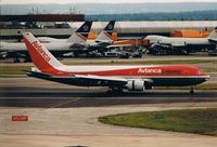 N985AN @ EGLL - Avianca Colombia