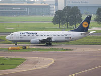 D-ABER @ EHAM - Taxi to the runway of  Schiphol Airport - by Willem Goebel