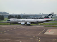B-HUD @ AMS - Taxi to the runway of  Schiphol Airport - by Willem Goebel