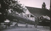 PH-UEI - Texan  by the house off Joop Daams  Nieuw-Loosdrecht in the 1960. - by Bert van Willigenbeurg