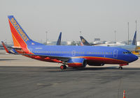 N408WN @ KEWR - Heading for Terminal A at Newark Liberty. - by Doug Wolfe