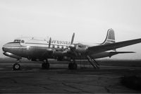 G-ALHD @ EBAW - Late 1950's.OVERSEAS.Canadair C-4.Merlin 622 engines - by Robert Roggeman