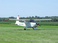 N4110X @ D52 - Back taxing on 23 at Geneseo Airport. - by Terry L. Swann