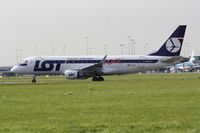 SP-LII @ EHAM - 600th E-Jet - by ghans